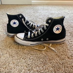Black Converse high tops